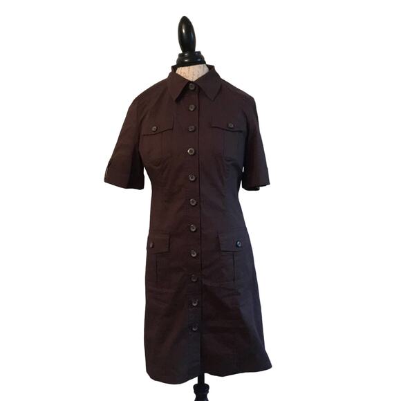 Peter Nygard Jackets & Blazers - Peter Nygard 10 Collection trench coat/dress and slip dress brown